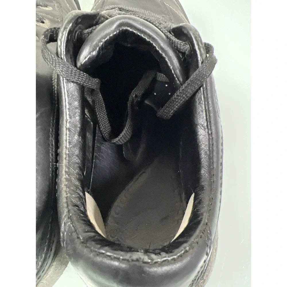 KEEN‎ Black Leather Walking Shoes Men's 7 Lace Up Comfort Casual